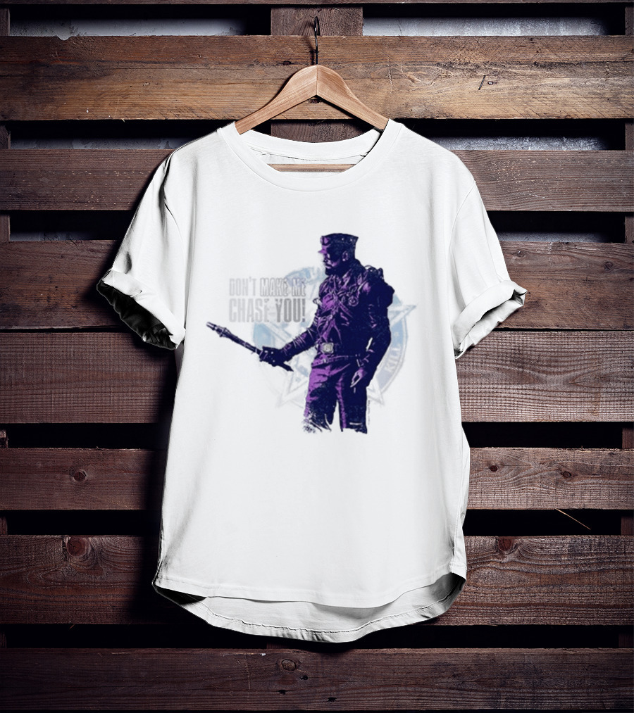 Coyle Don't Make Me Chase You Purple Costume Valentine's Day T-Shirt