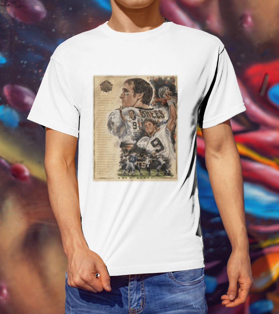 Drew Brees New Orleans Saints 2026 Pro Football Hall Of Fame Inductee First Ballot Hall Of Famer Quarterback Number 9 Legacy T-Shirt