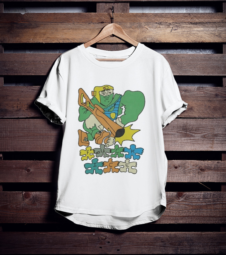 Honeytv Fuck Ice Retro Soldier Puzzle T-Shirt