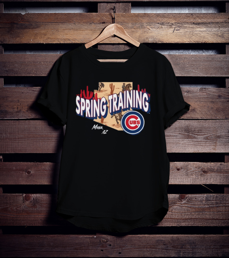 Cubs 2026 Spring Training Mesa AZ Cactus Baseball Event T-Shirt