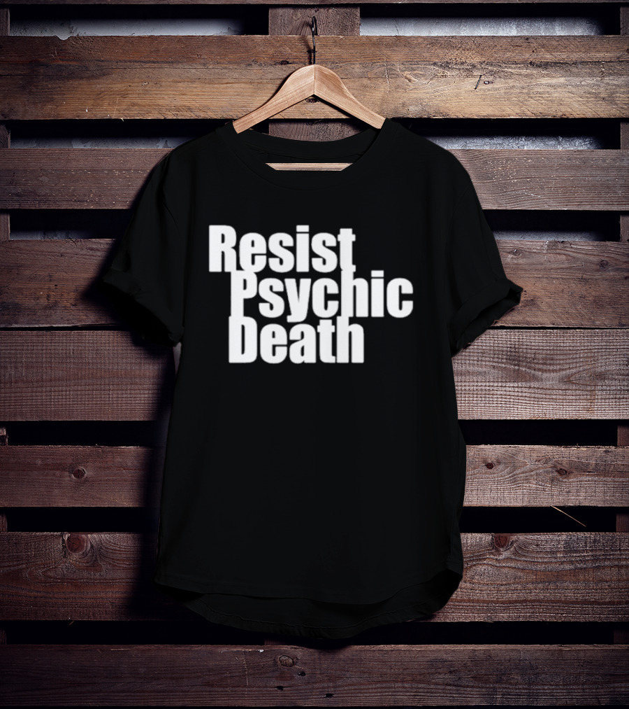Bikini Kill Resist Psychic Death Slogan Empowerment Punk Message T-Shirt