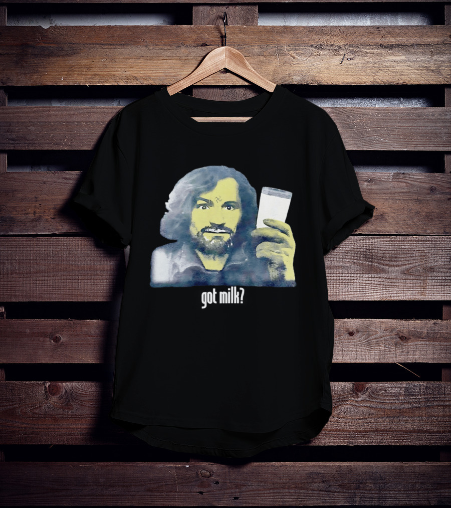 Charles Manson Got Milk' Iconic Meme Concept T-Shirt