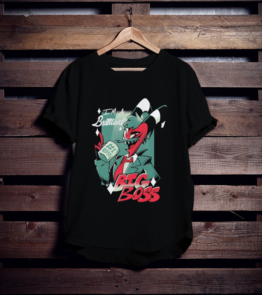 Brilliant Big Boss Hazbin Hotel #1 Boss Coffee T-Shirt