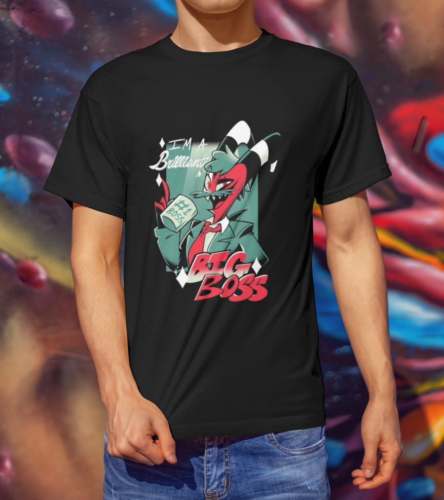 Brilliant Big Boss Hazbin Hotel #1 Boss Coffee T-Shirt