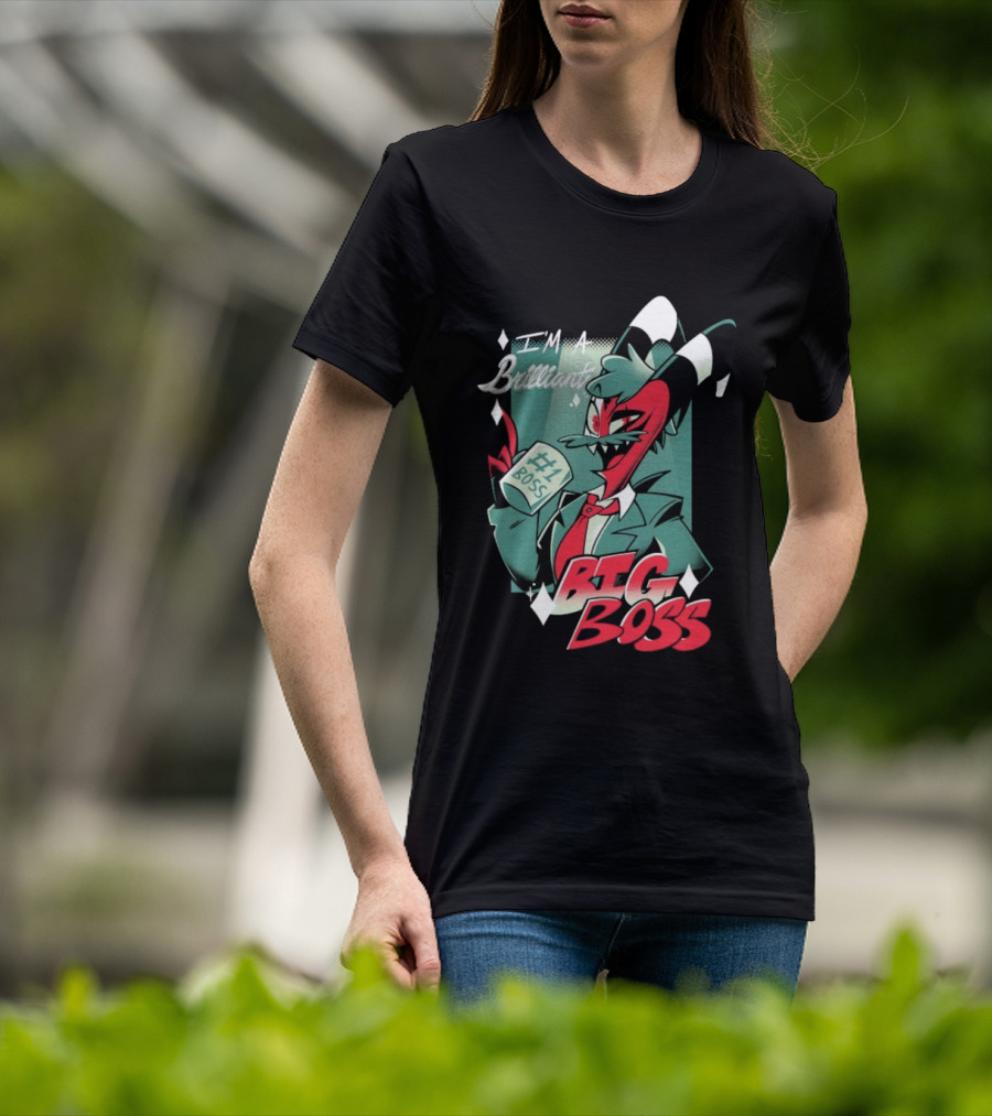Brilliant Big Boss Hazbin Hotel #1 Boss Coffee T-Shirt