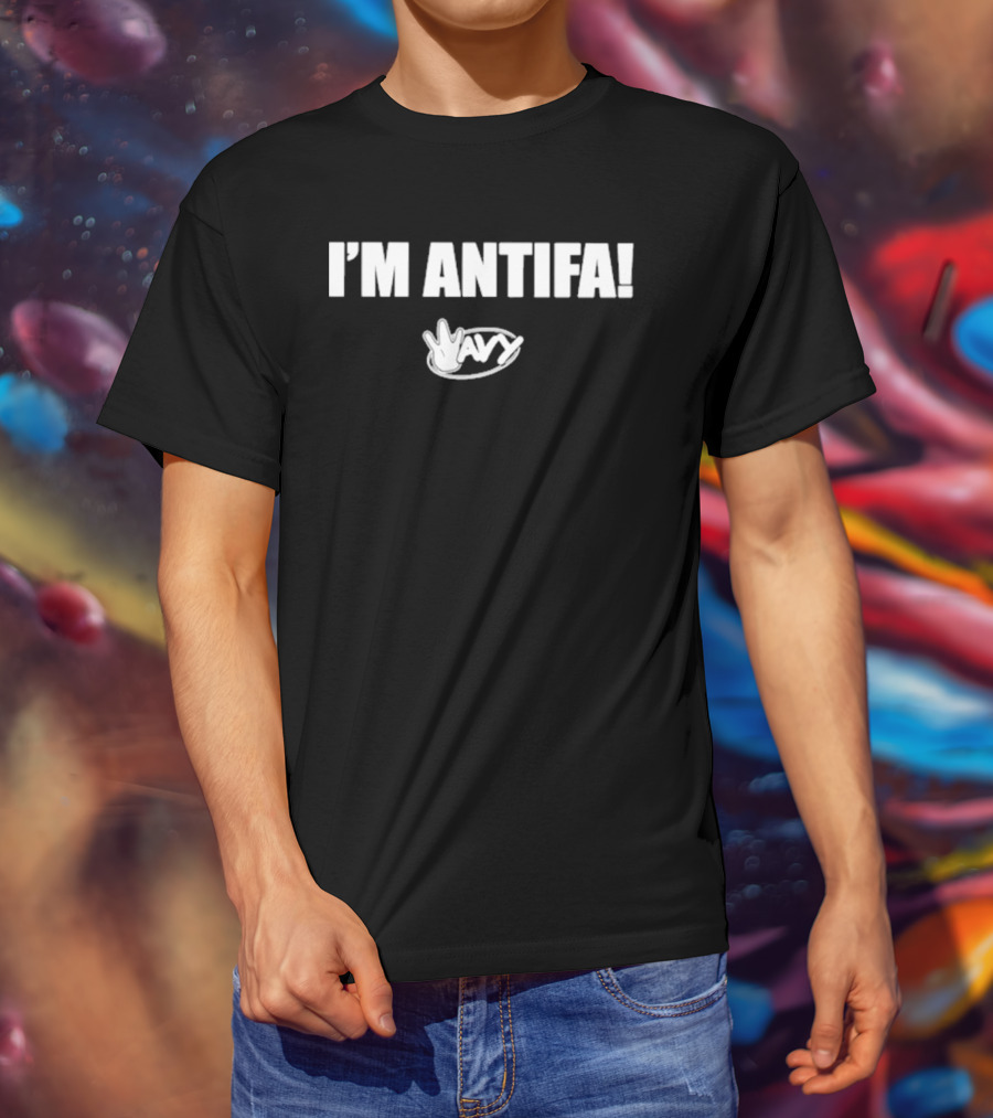 I'm Antifa Wavy T-Shirt