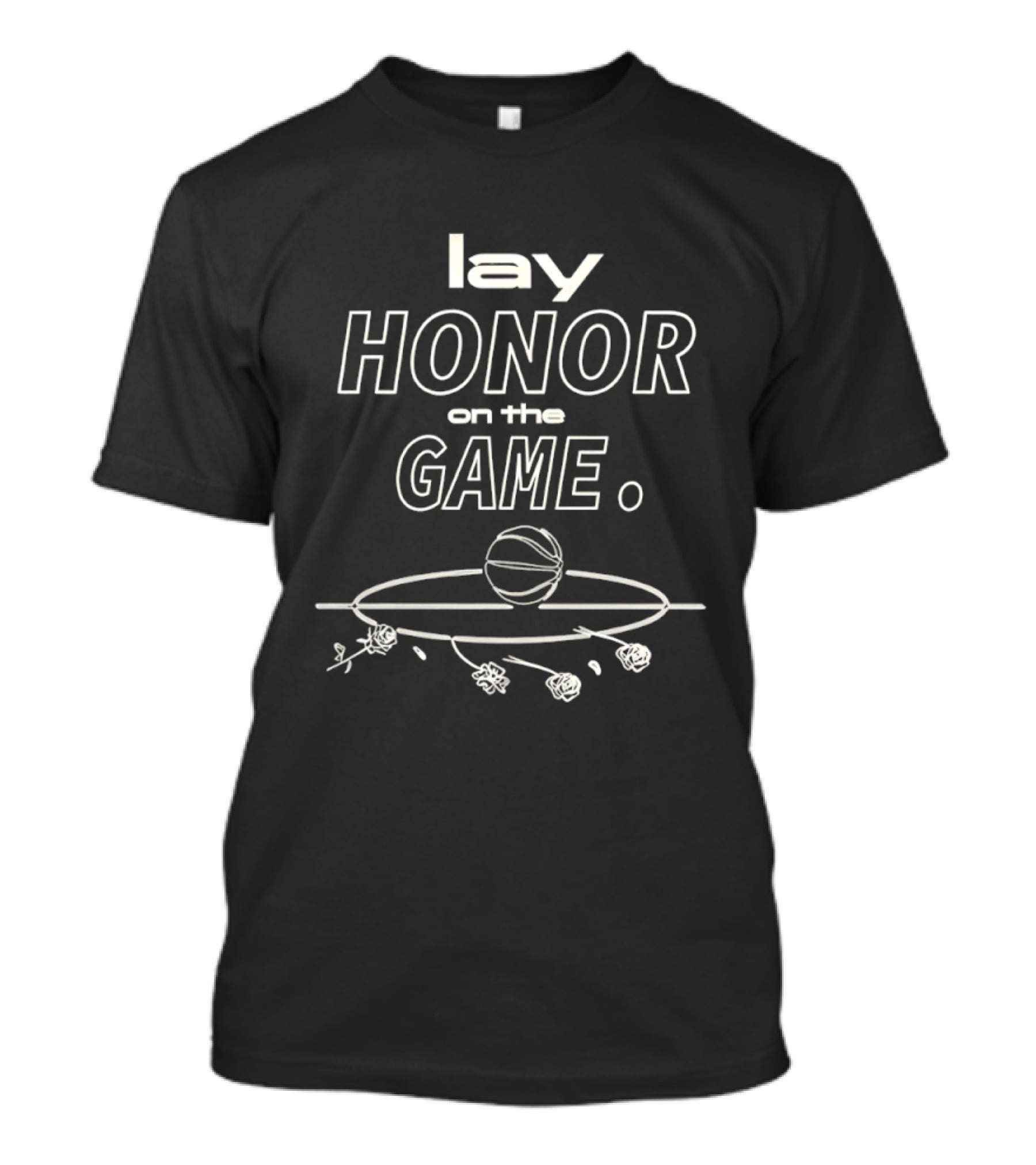 Indiana Fever 2026 Lay Honor On The Game Basketball Court Roses T-Shirt