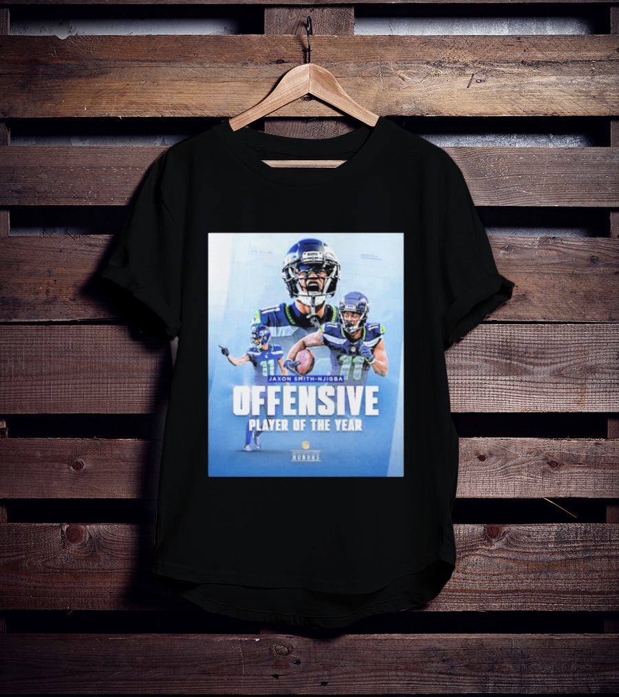 Jaxon Smith Njigba Offensive Player Of The Year Seattle Seahawks Honors T-Shirt