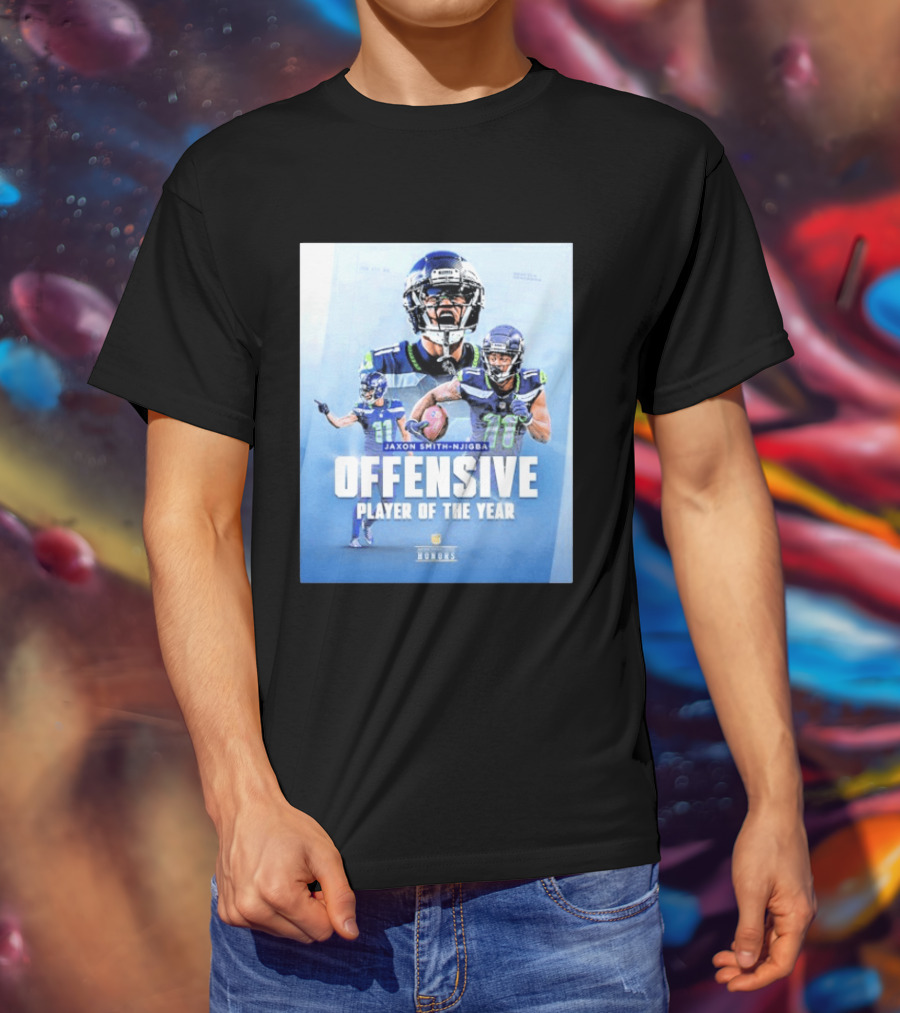 Jaxon Smith Njigba Offensive Player Of The Year Seattle Seahawks Honors T-Shirt