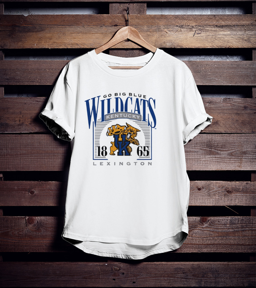 Go Big Blue Wildcats Kentucky 1865 Lexington UK T-Shirt