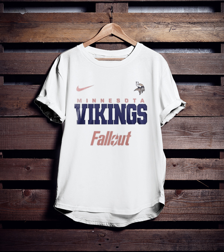 Nike Minnesota Vikings Fallout Vault Forever T-Shirt