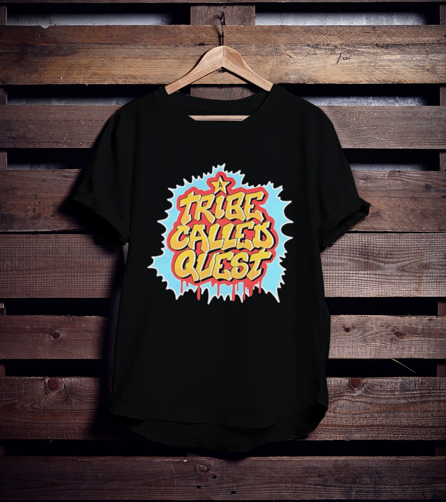 A Tribe Called Quest Vintage Style Dripping Graffiti T-Shirt