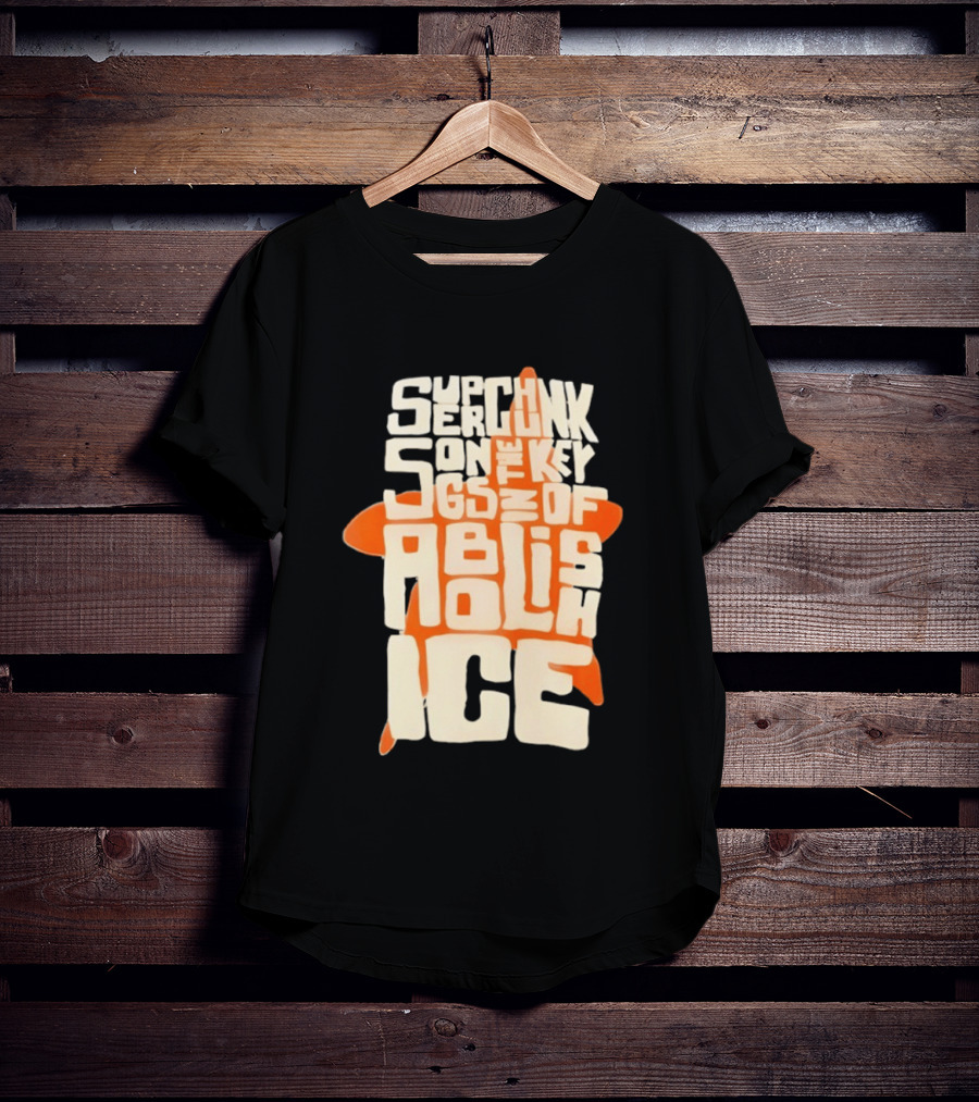 Abolish ICE Starfish Support Songs Of The Key JGS T-Shirt