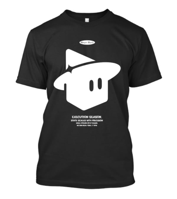 Execution Season Magic Block State Scales With Precision T-Shirt