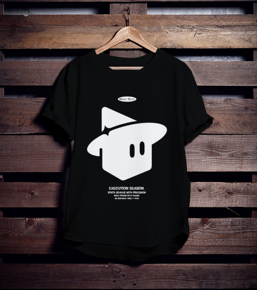 Execution Season Magic Block State Scales With Precision T-Shirt