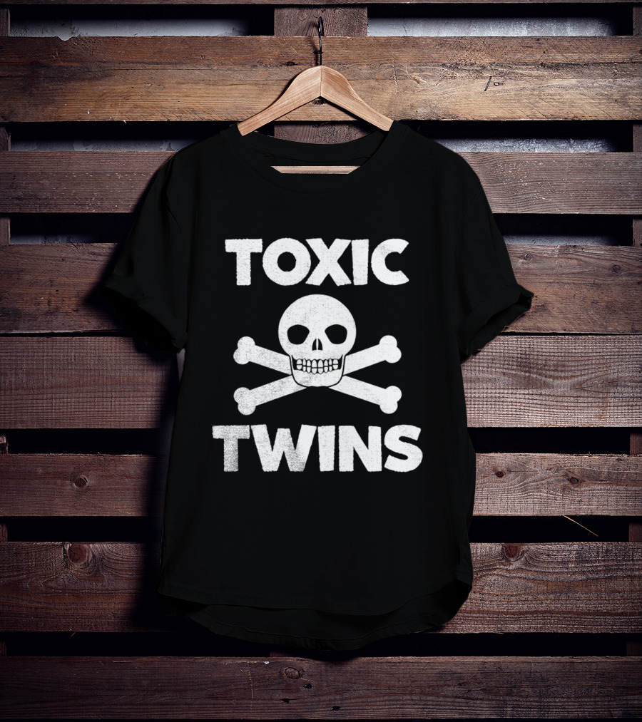 Toxic Twins Skull Crossbones T-Shirt