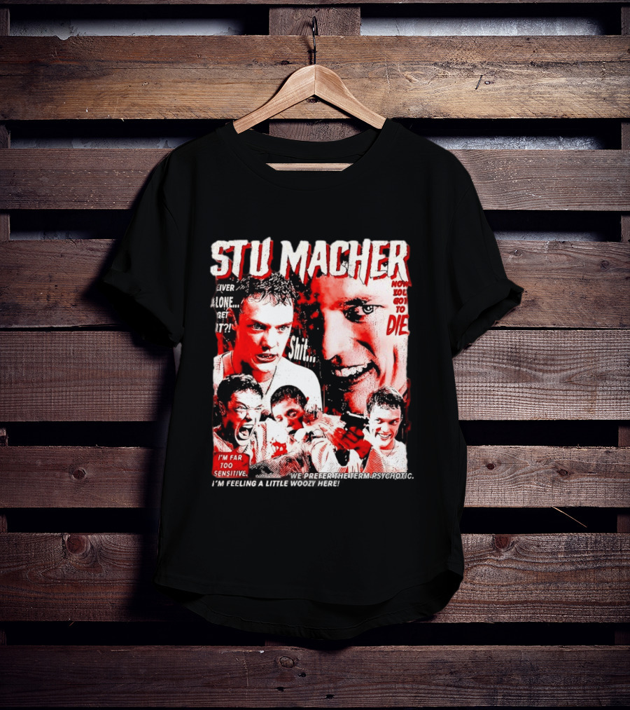 Stu Macher Scream Movie Liver Alone Get It Iconic Horror T-Shirt