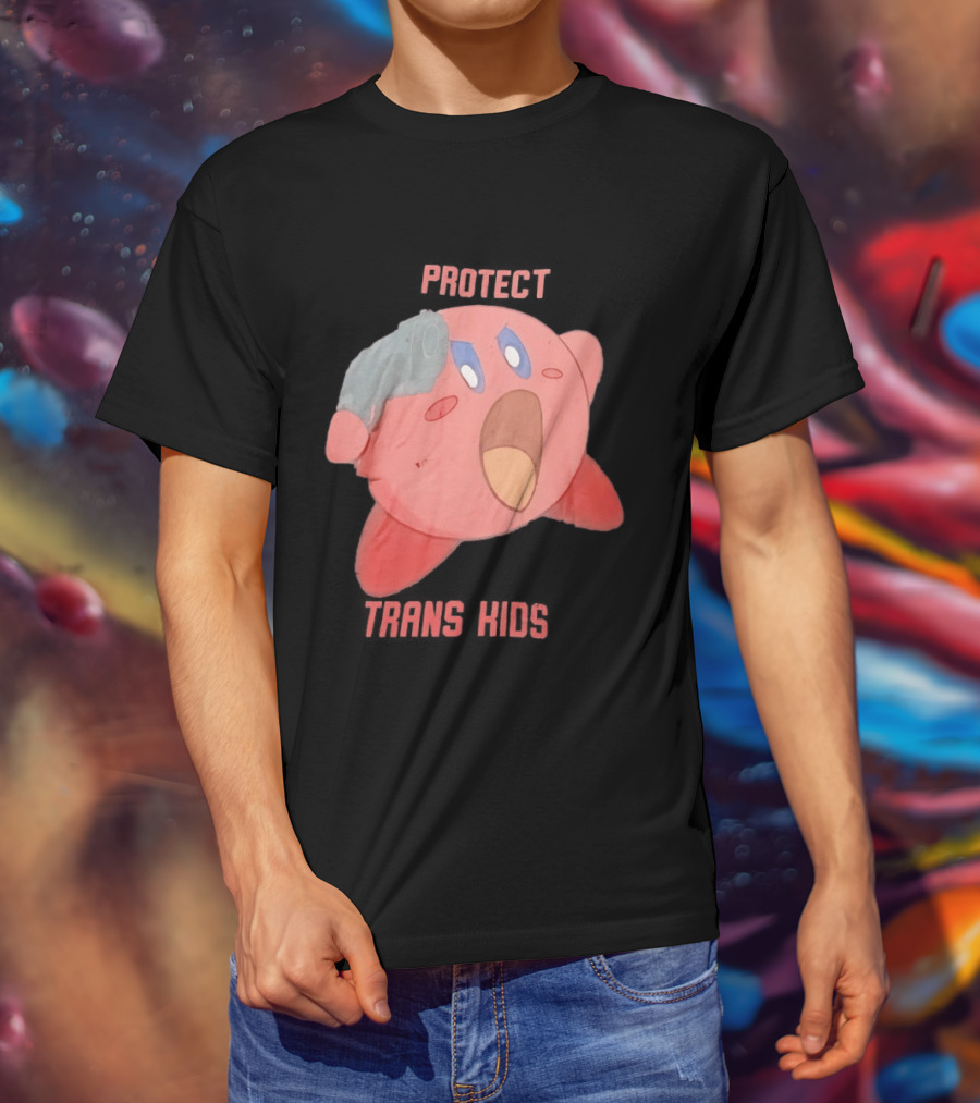 Kirby Protect Trans Kids T-Shirt
