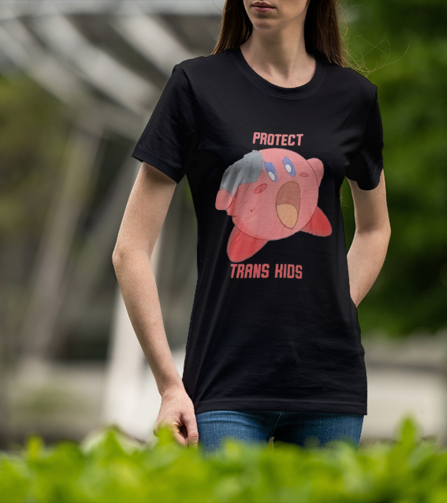 Kirby Protect Trans Kids T-Shirt