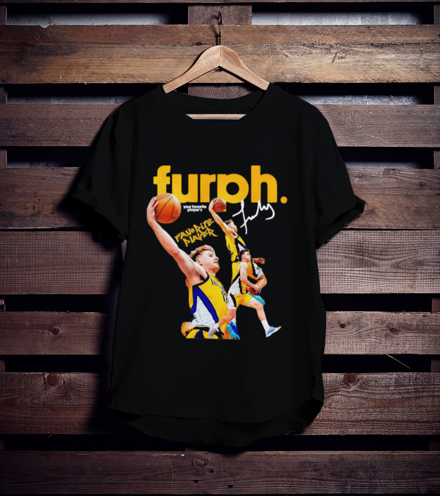 Furphy Indiana Pacers Basketball Player Jump Shot Action T-Shirt