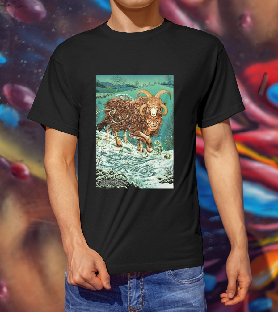 Billy Strings Asheville NC Event Feb 10 14 2026 Wolf Ram T-Shirt