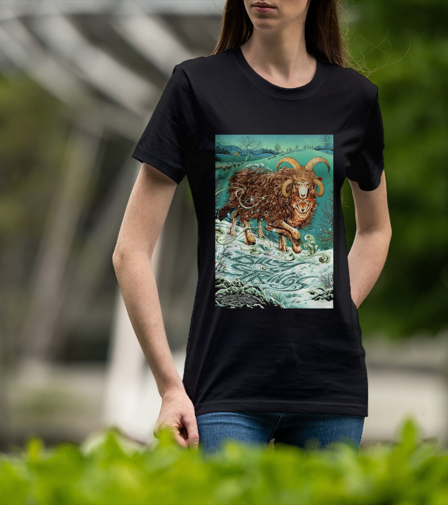 Billy Strings Asheville NC Event Feb 10 14 2026 Wolf Ram T-Shirt