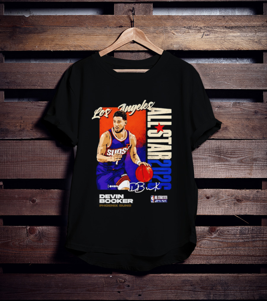 Devin Booker Los Angeles 2026 NBA All Star Suns D Book T-Shirt