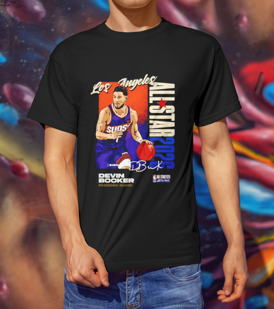 Devin Booker Los Angeles 2026 NBA All Star Suns D Book T-Shirt