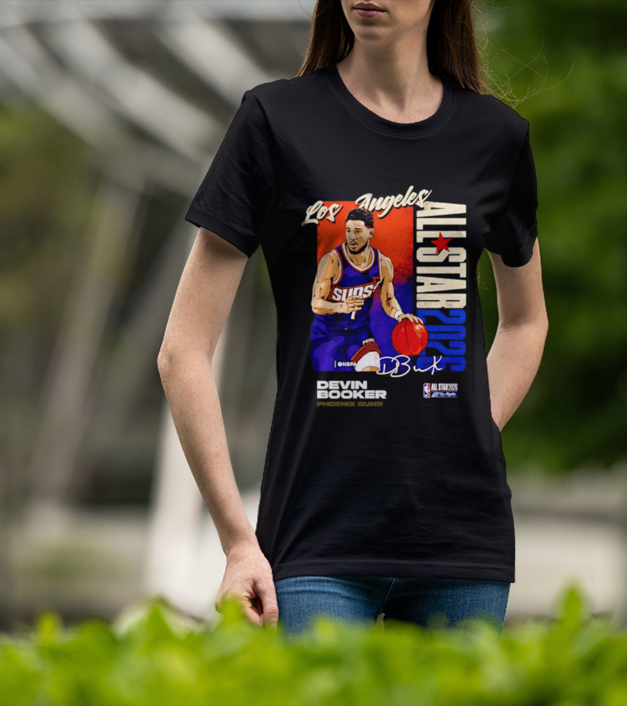 Devin Booker Los Angeles 2026 NBA All Star Suns D Book T-Shirt