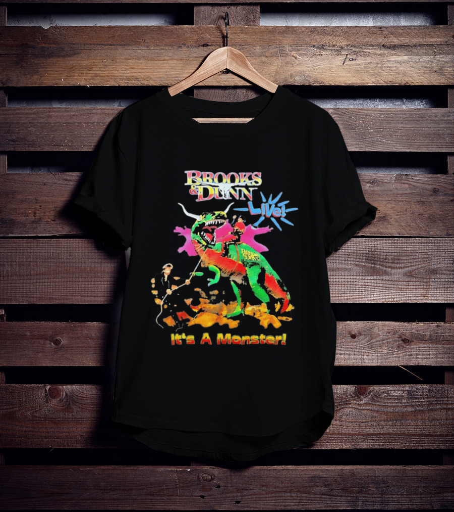 Brooks And Dunn Live It's A Monster Dinosaur Showdown T-Shirt