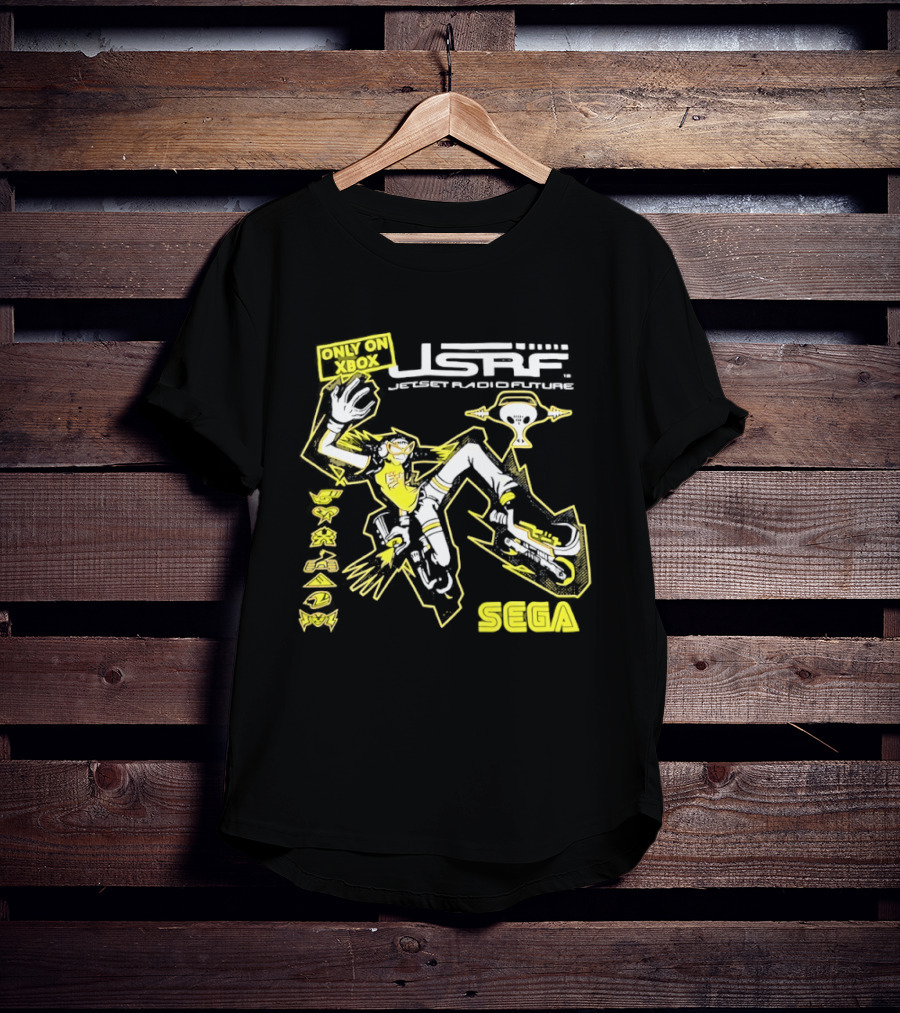 Jet Set Radio Future Sega Xbox Exclusive Iconic Game Characters T-Shirt