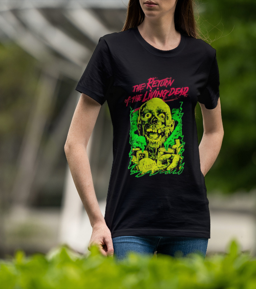 Zombie It's Party Time Return Of The Living Dead Iconic Horror T-Shirt