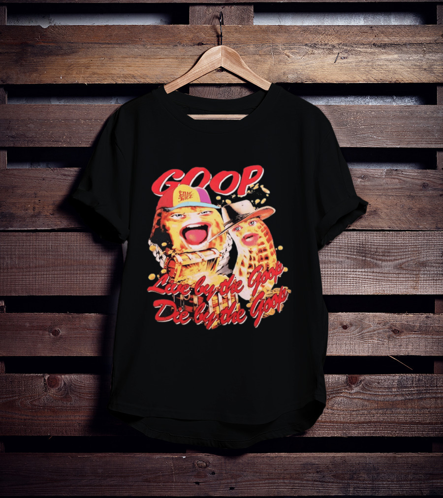 GOOP Live By The Goop Die By The Goop Peanuts Hat Drum T-Shirt