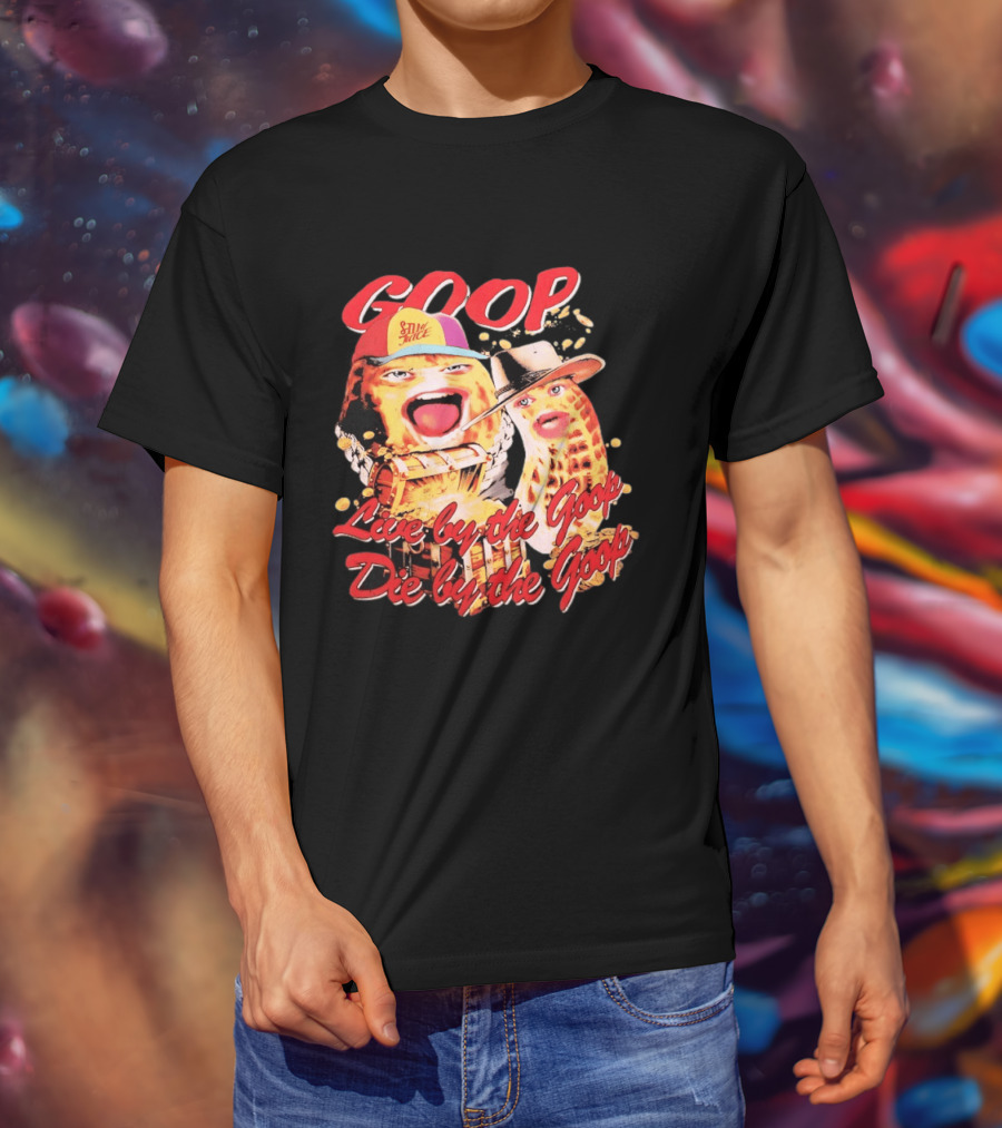 GOOP Live By The Goop Die By The Goop Peanuts Hat Drum T-Shirt