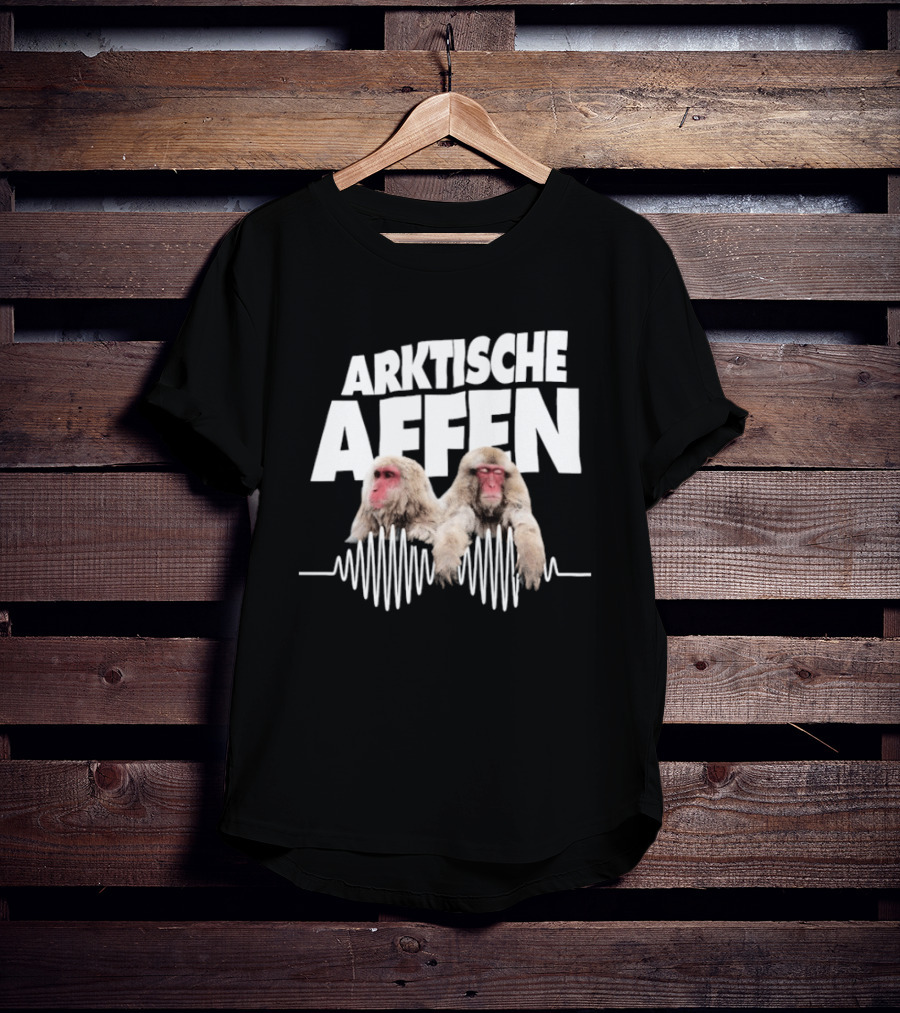 Arktische Affen Snow Monkeys Soundwave T-Shirt