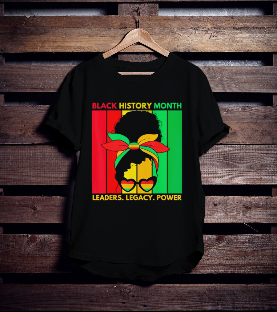 Black History Month Leaders Legacy Power African American T-Shirt