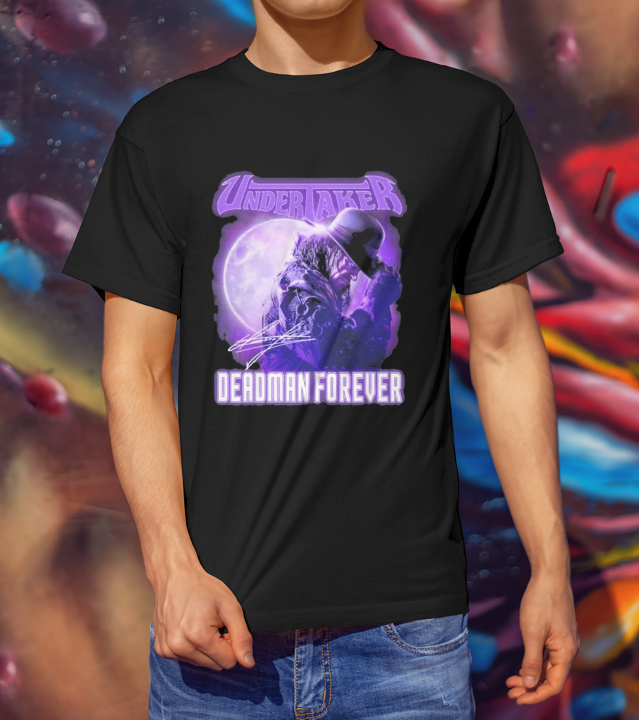 Undertaker Deadman Forever Purple Moon T-Shirt