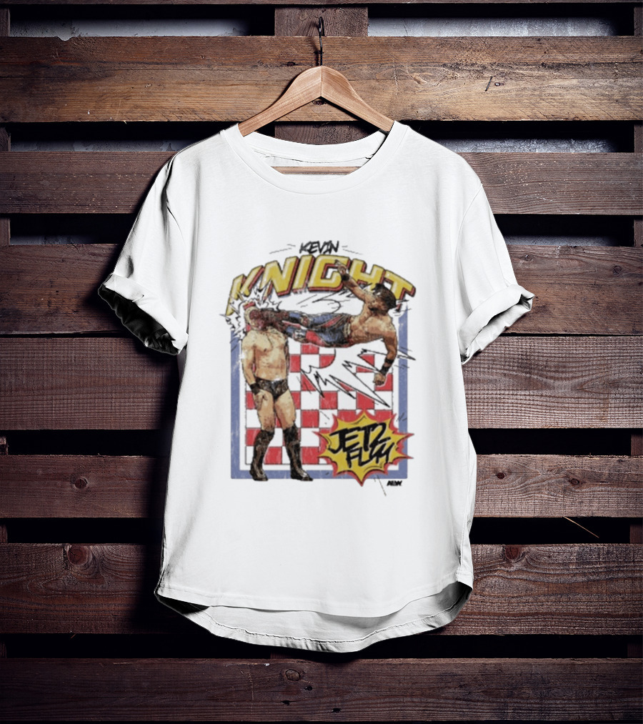 Kevin Knight Jet2fly Wrestling Kick Action T-Shirt