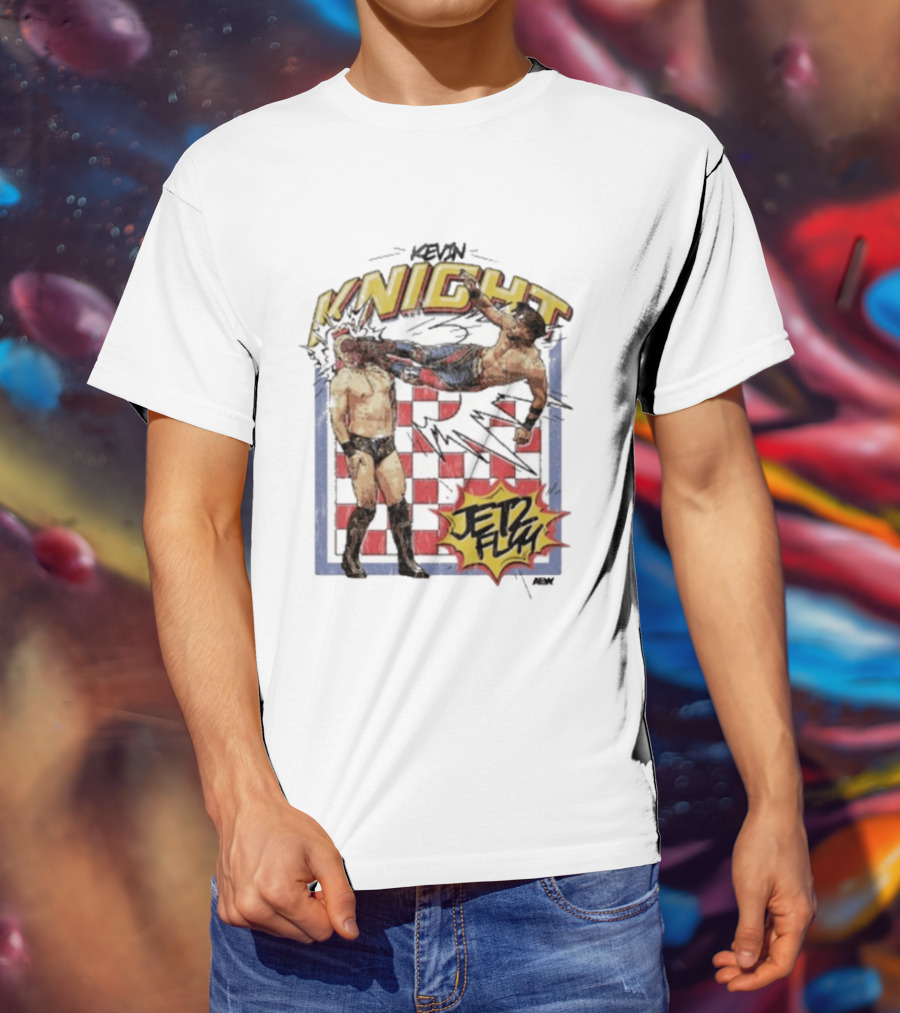 Kevin Knight Jet2fly Wrestling Kick Action T-Shirt