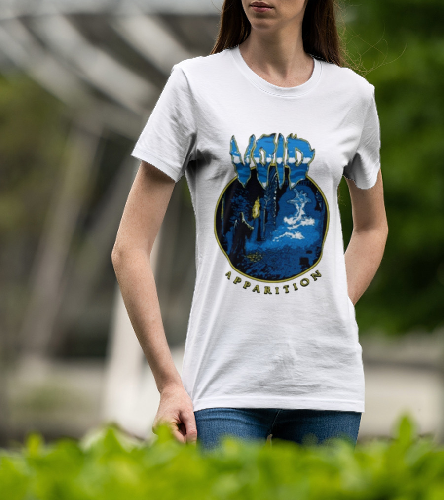 Void Apparition Blue Ghostly Scene T-Shirt