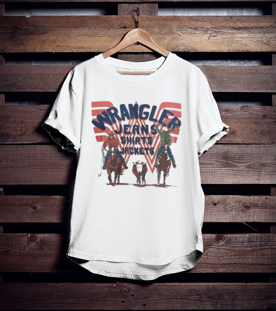 Wrangler Jeans Jackets Retro Cowboy T-Shirt
