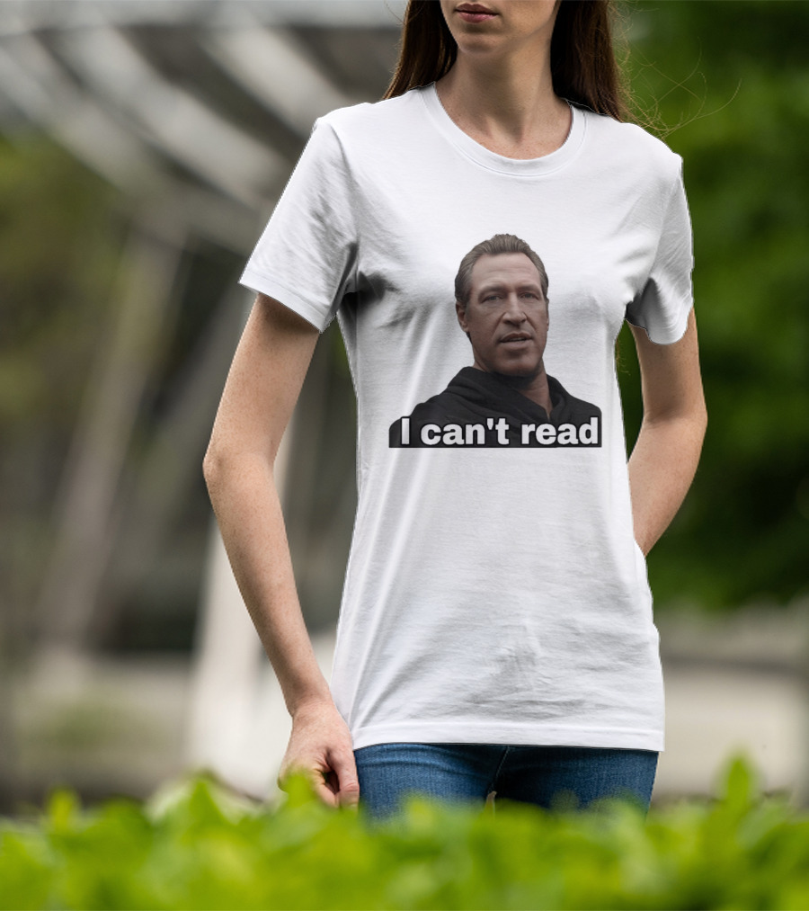 I Can't Read Funny Meme T-Shirt