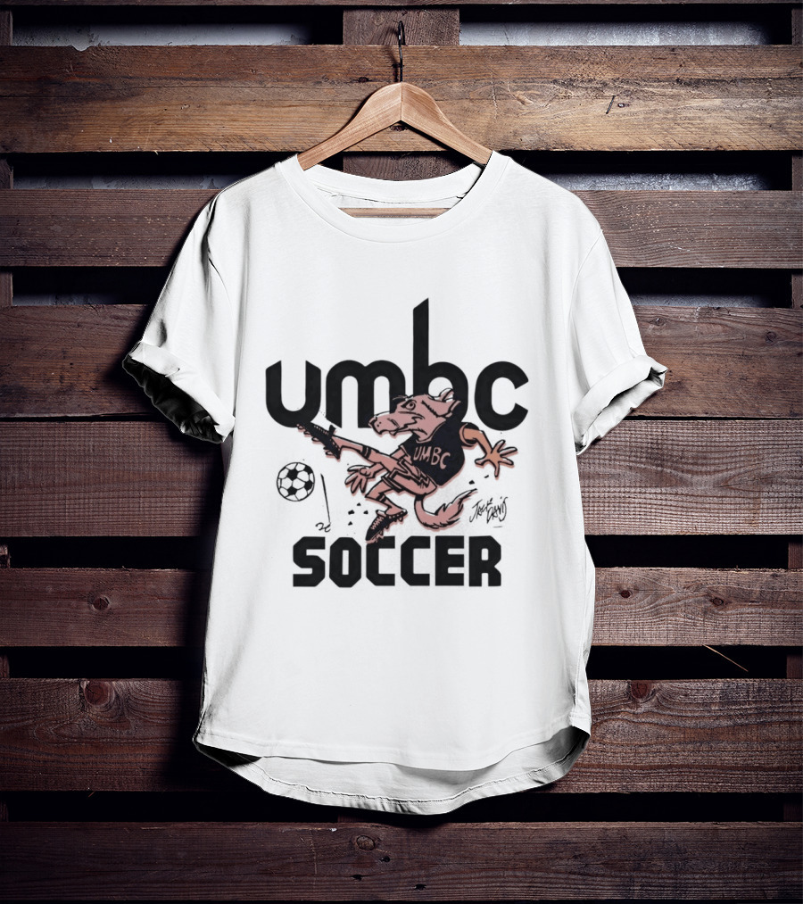 UMBC Retrievers Soccer Mascot Graphic Sport Fan T-Shirt