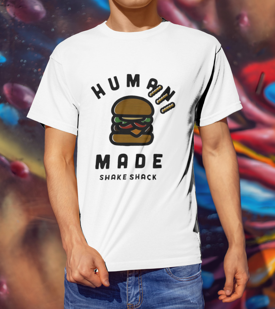 Human Made Shake Shack Hamburger T-Shirt
