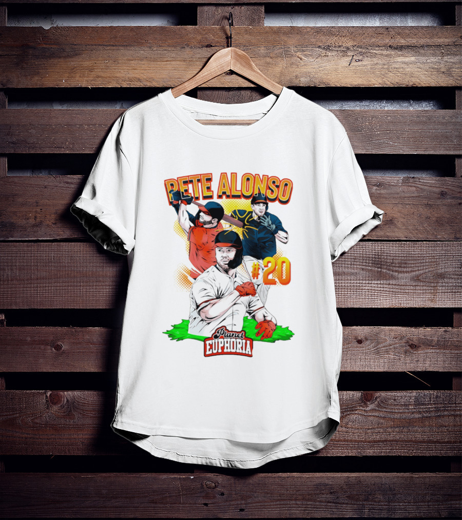 Pete Alonso Planet Euphoria #20 Baseball T-Shirt