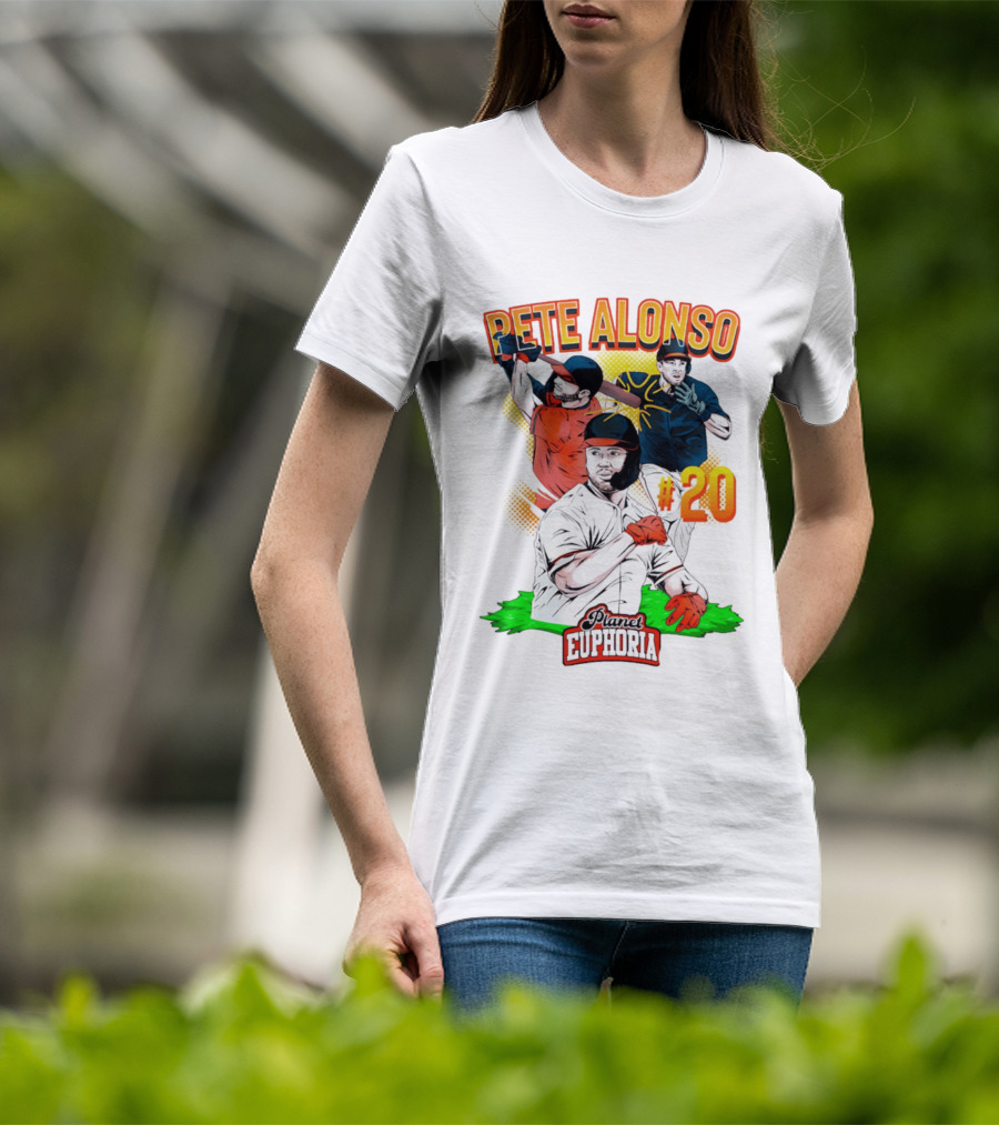 Pete Alonso Planet Euphoria #20 Baseball T-Shirt
