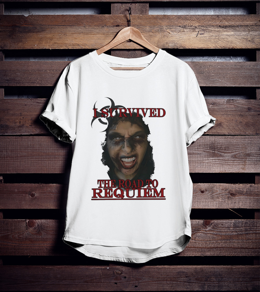 I Survived The Road To Requiem Intense Face Expression T-Shirt