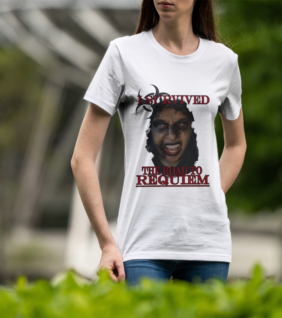 I Survived The Road To Requiem Intense Face Expression T-Shirt