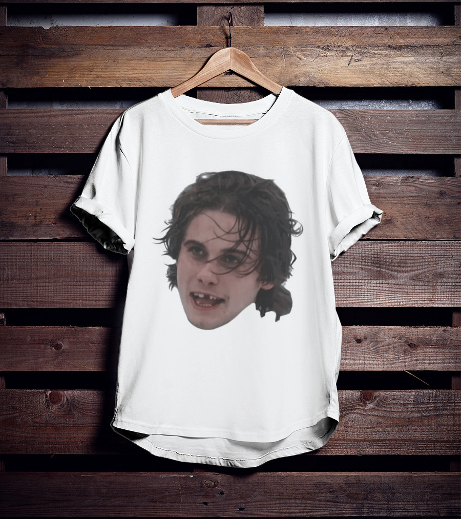 Team USA Jack Hughes Missing Teeth Throwback Face T-Shirt