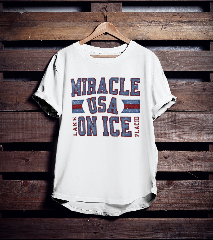 Miracle USA On Ice Lake Placid T-Shirt